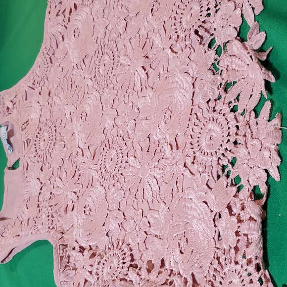 Iris size medium pink embroidered tank top - Picture 3 of 12